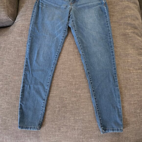 Democracy Size 10 Blue Wash Skinny Jeans / Stretch Denim - Picture 2 of 4